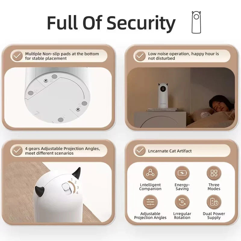 Automatic Cat Toy â Interactive Smart LED Laser